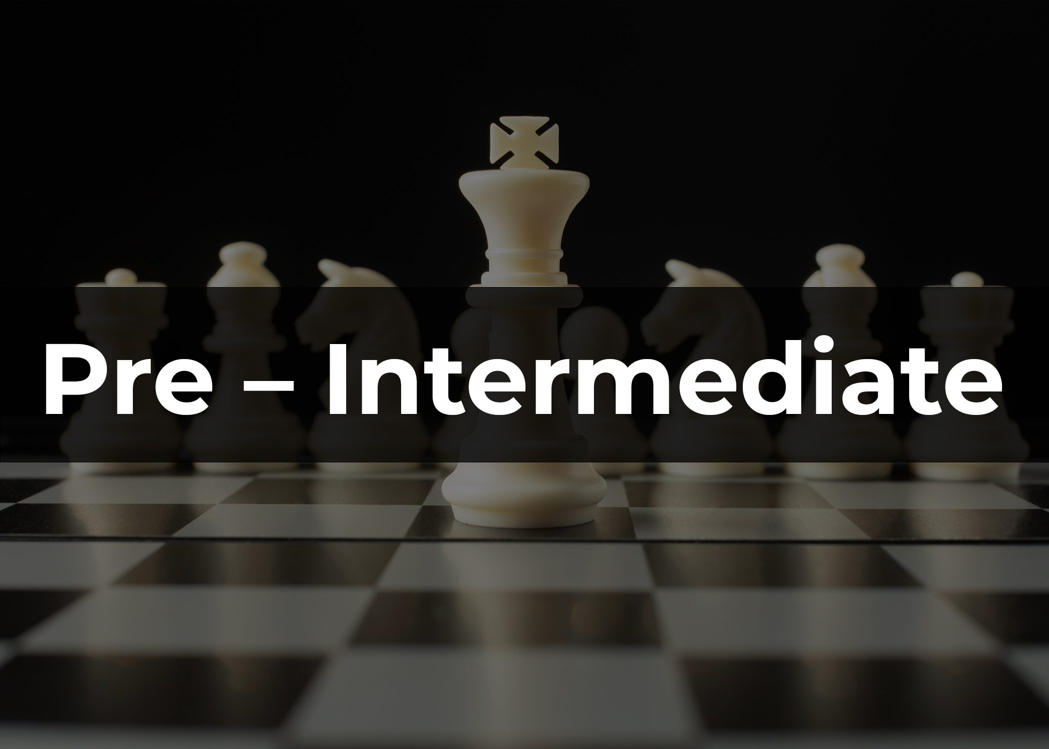 Pre- Intermediate